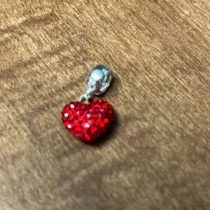 Red heart charm